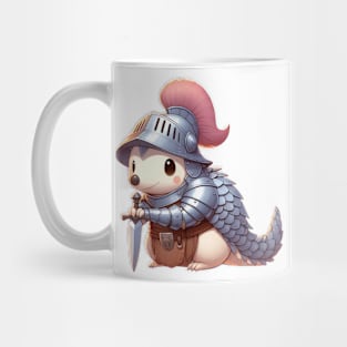Cute Pangolin Knight Mug